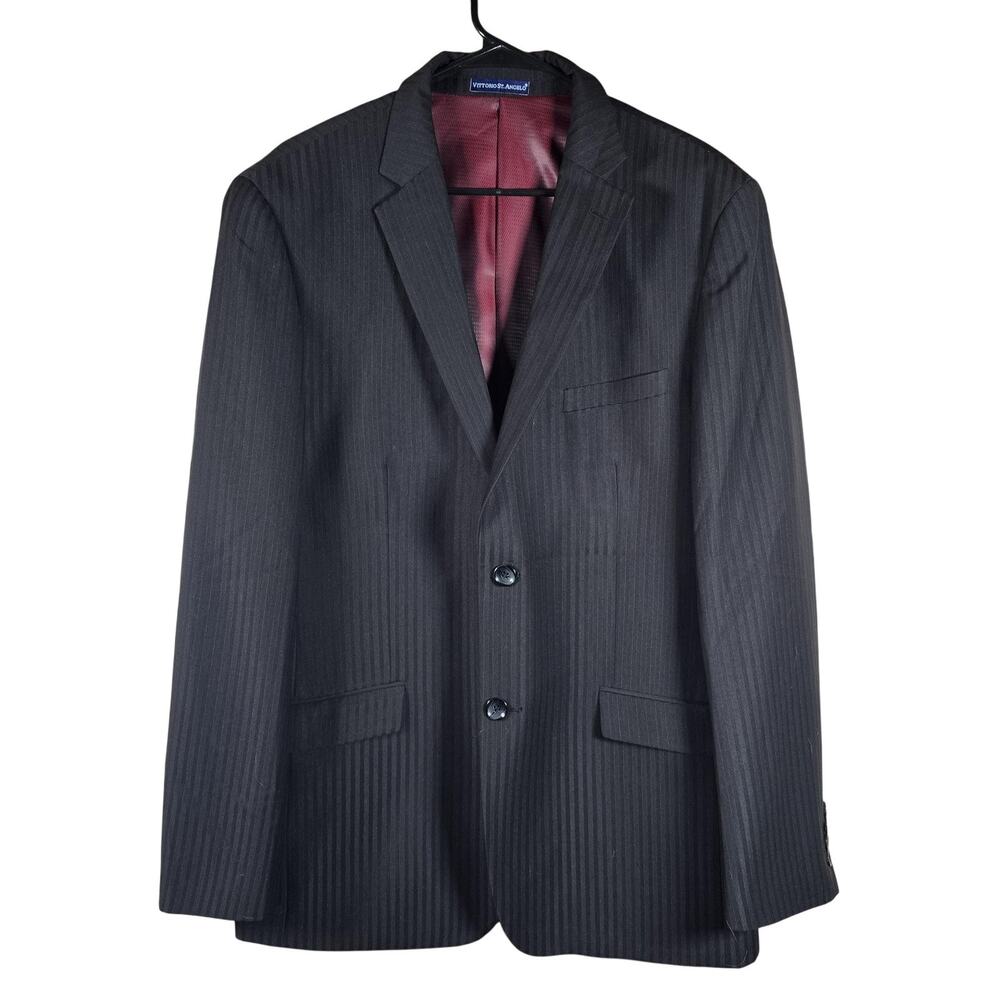 Vittorio St Angelo Suit Men's 46 Long Blazer Pants Set
